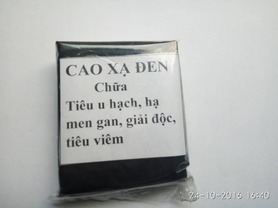 Cao xạ đen hỗ trợ điều trị mụn lưng Cao xạ đen hỗ trợ điều trị mụn lưng